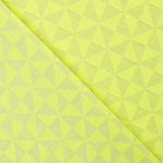 Geometrische schmutzabweisende Tischdecke Fluorgelb - Ribes y Casals