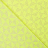 Geometrische schmutzabweisende Tischdecke Fluorgelb - Ribes y Casals