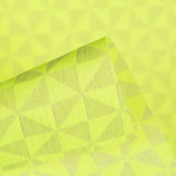 Geometrische schmutzabweisende Tischdecke Fluorgelb - Ribes y Casals