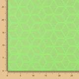 Fleckenfeste Tischdecke Geometric Star Fleckenfeste Star Fluor Grün - Ribes y Casals