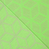 Fleckenfeste Tischdecke Geometric Star Fleckenfeste Star Fluor Grün - Ribes y Casals