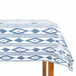 Blaues Ikat-Muster-Gummiteppich - Ribes y Casals