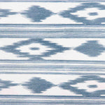 Blaues Ikat-Muster-Gummiteppich - Ribes y Casals