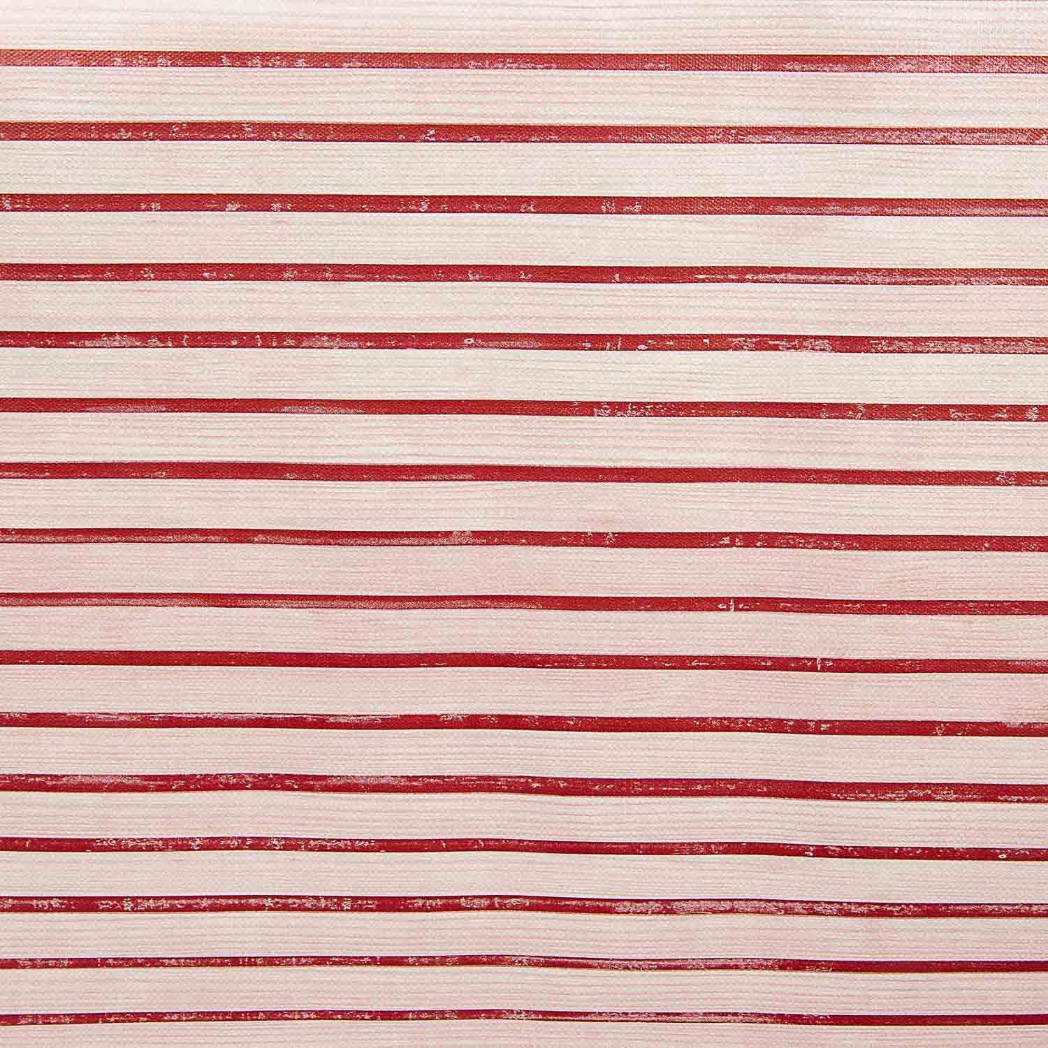Vintage-Gummimatte mit Streifen, rot - Ribes y Casals