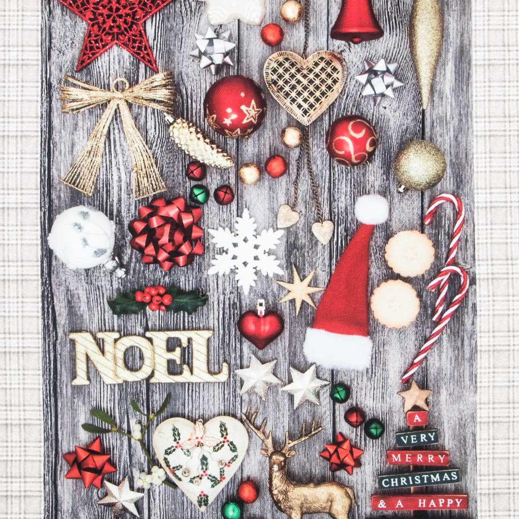 Frohe Weihnachten Wandteppich Kissen Wandlampe - Ribes y Casals