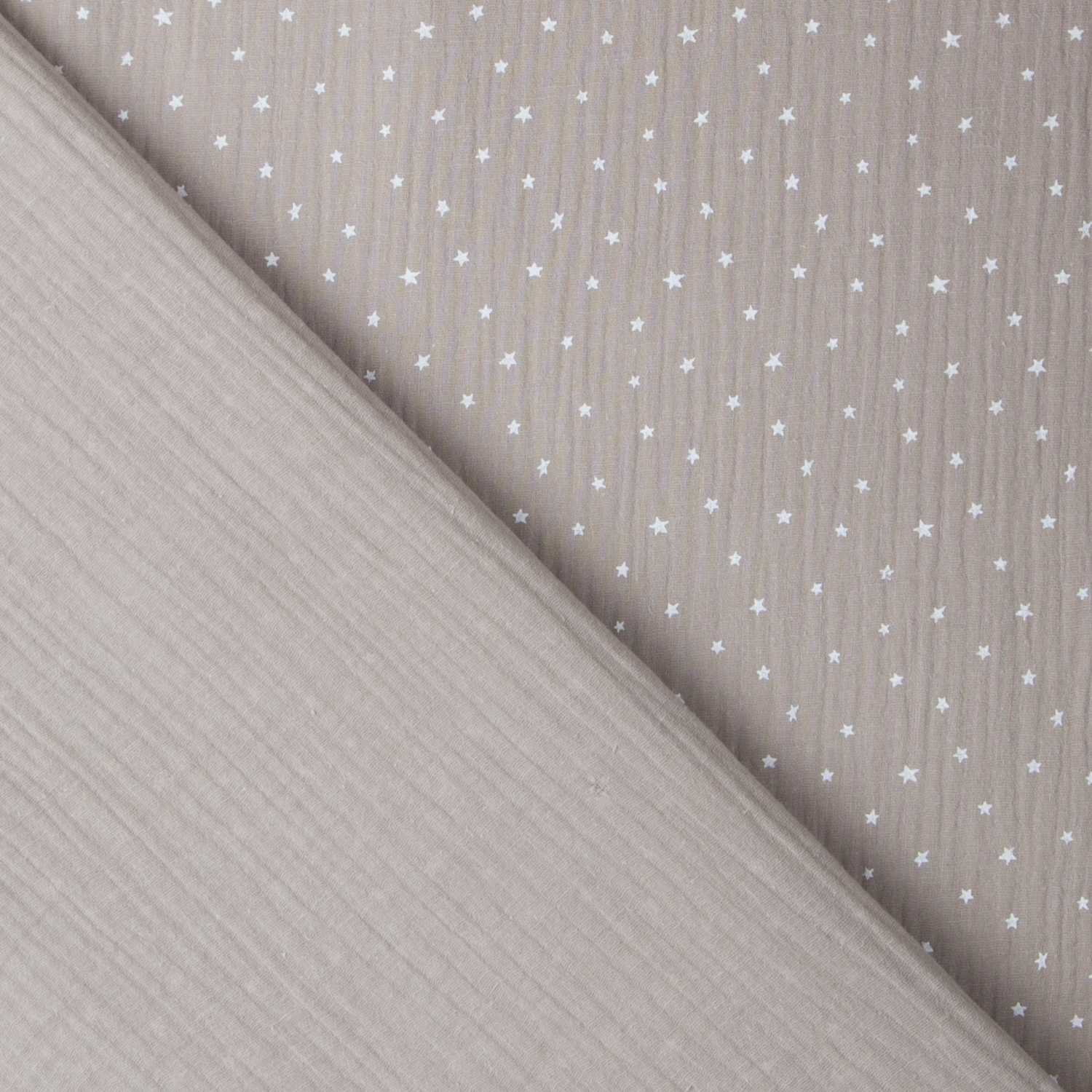 Bambula Baumwolle Sterne Beige - Ribes y Casals