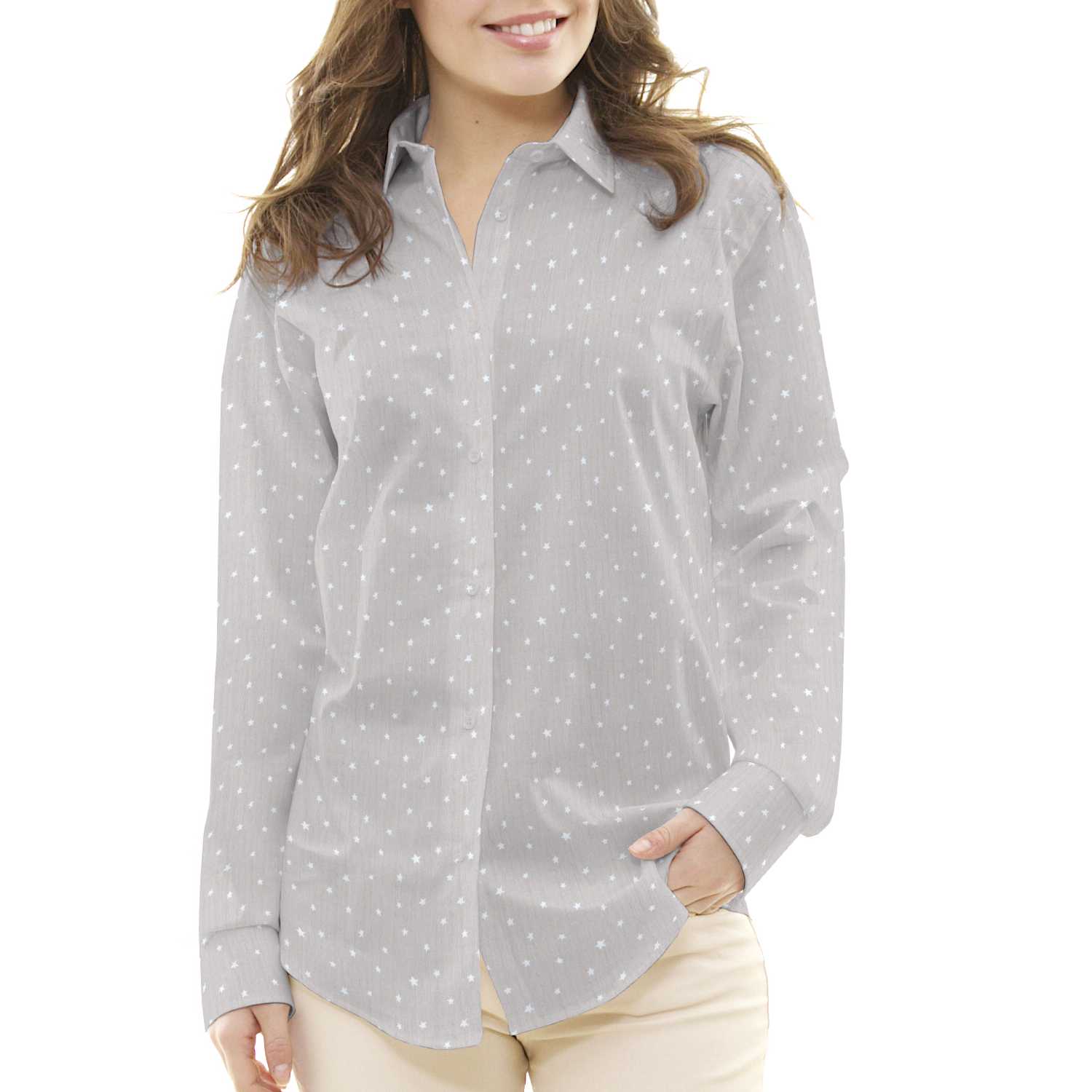 Bambula Baumwolle Sterne Beige - Ribes y Casals