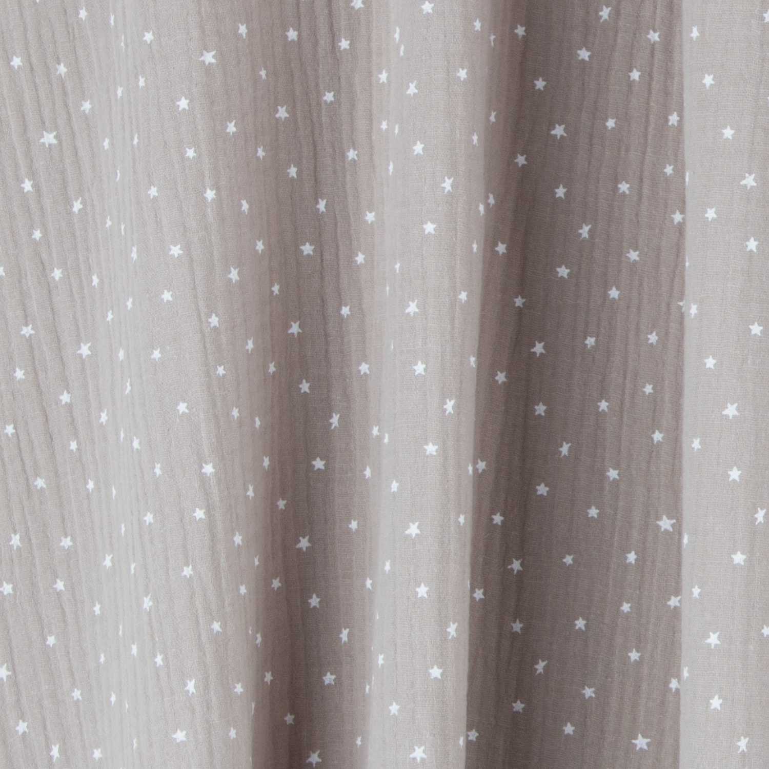 Bambula Baumwolle Sterne Beige - Ribes y Casals