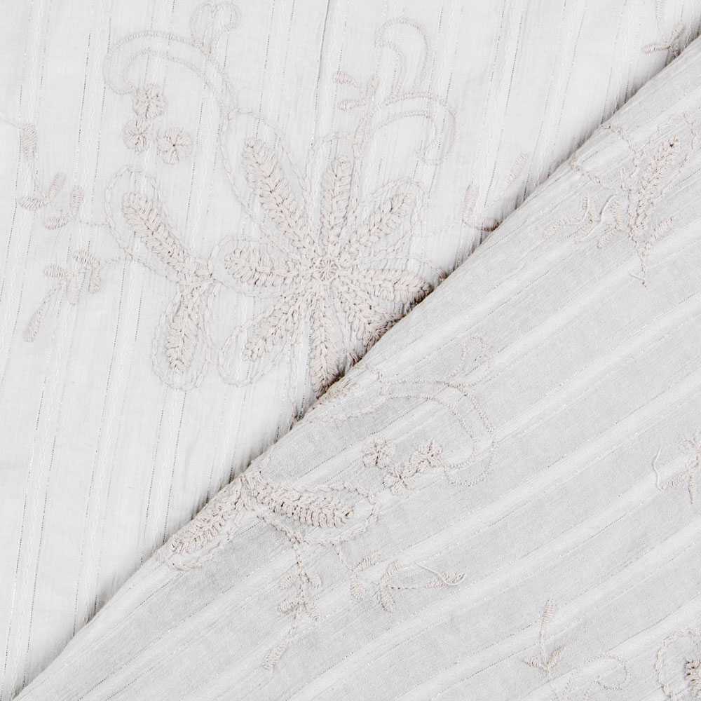 Bambula Polyester-Stickerei Grau - Ribes y Casals