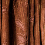 Bambula Polyester Stickerei Lurex Braun - Ribes y Casals