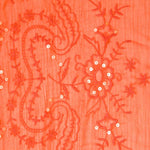 Bambula Polyester Stickerei Orange - Ribes y Casals