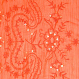 Bambula Polyester Stickerei Orange - Ribes y Casals