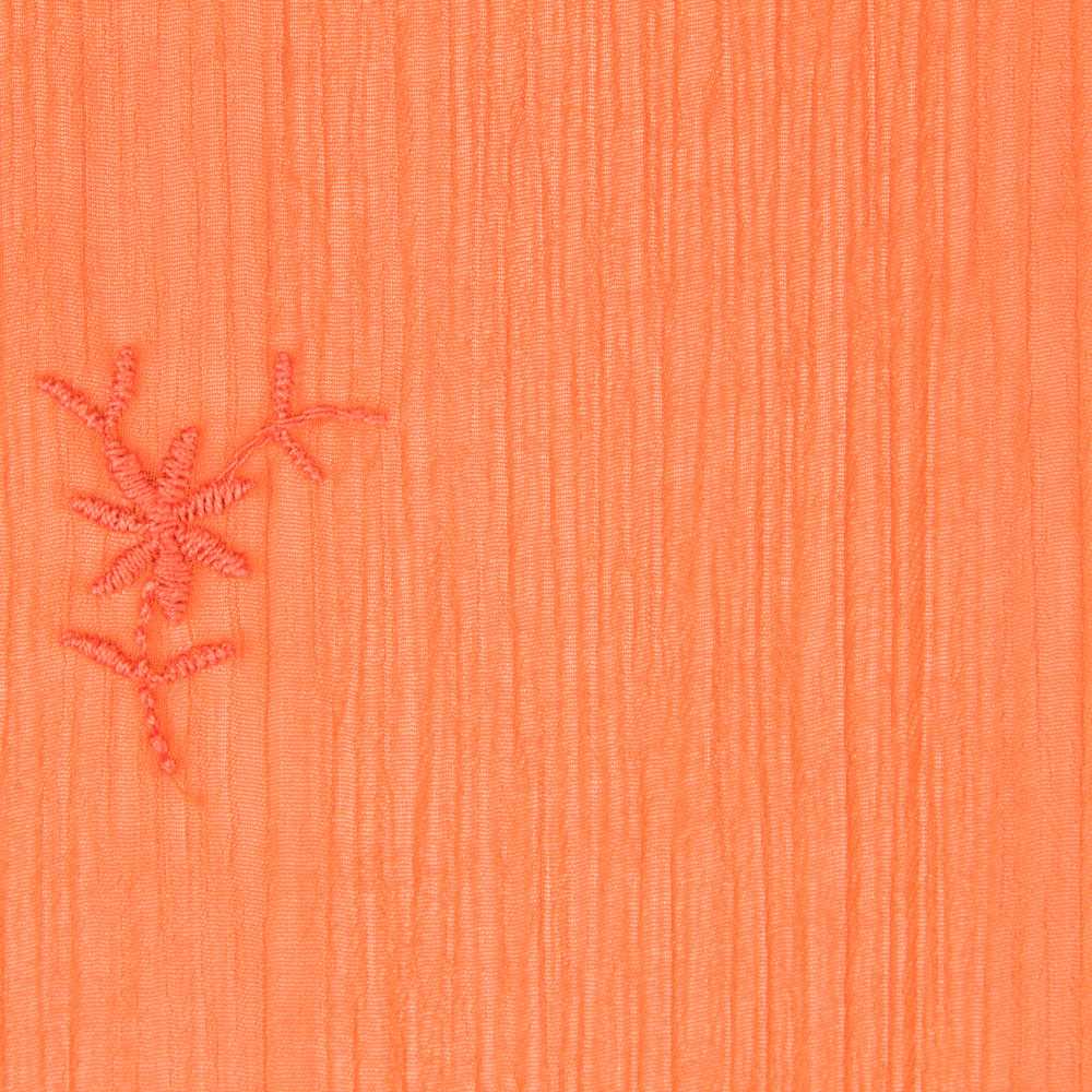 Bambula Polyester Stickerei Orange - Ribes y Casals