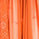 Bambula Polyester Stickerei Orange - Ribes y Casals