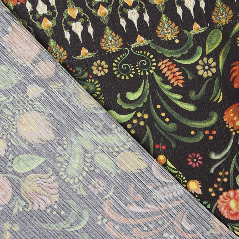 Bambula Polyester Folk Orange - Ribes y Casals