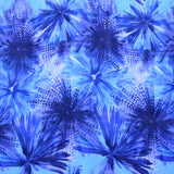 Bambula Satin Druck Blau - Ribes y Casals