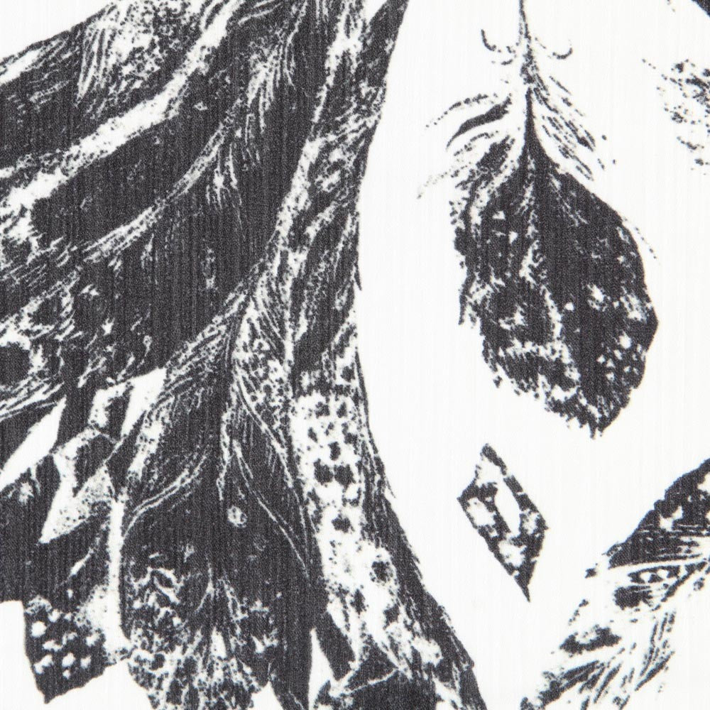 Bambula Satin Floral Schwarz - Ribes y Casals