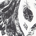 Bambula Satin Floral Schwarz - Ribes y Casals