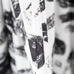 Bambula Satin Floral Schwarz - Ribes y Casals