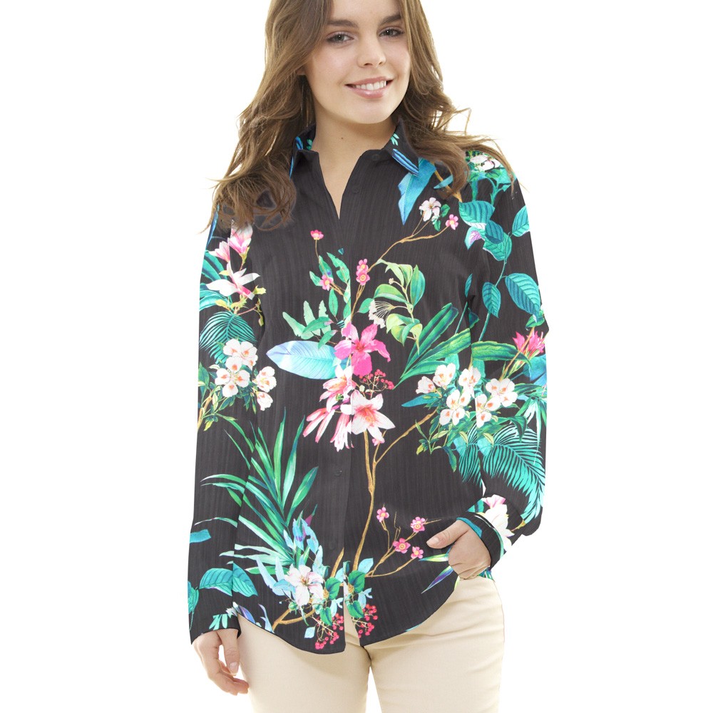 Bambula Tropical Satin Schwarz - Ribes y Casals