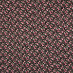 Bambula Viskose Kleine Blume Schwarz - Ribes y Casals