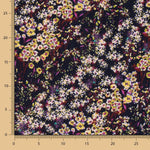 Bambula Viskose Floral Gelb Rosa - Ribes y Casals