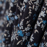 Bambula Viskose Blumen Hellblau - Ribes y Casals