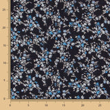 Bambula Viskose Blumen Hellblau - Ribes y Casals