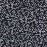 Bambula Viskose Blumen Hellblau - Ribes y Casals