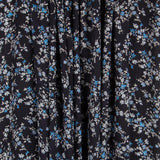 Bambula Viskose Blumen Hellblau - Ribes y Casals