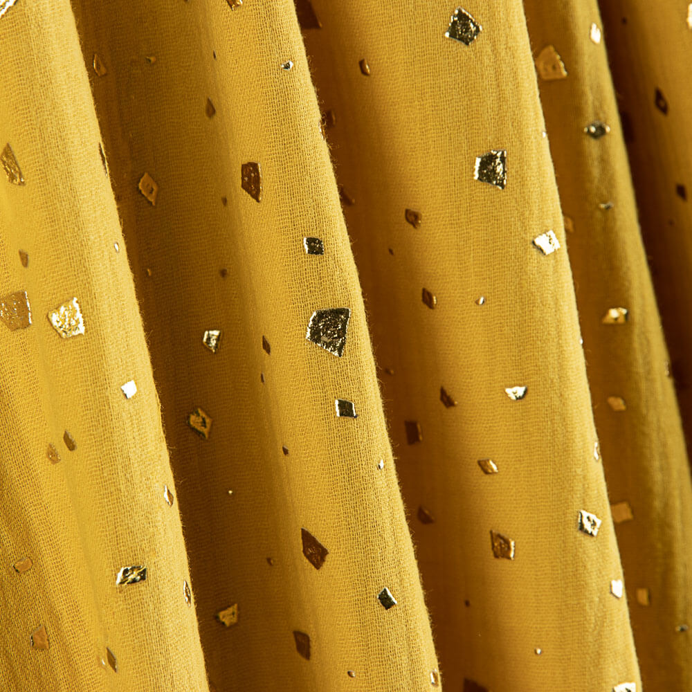 Lurexgesprenkelter Baumwoll-Musselin Albero - Ribes y Casals