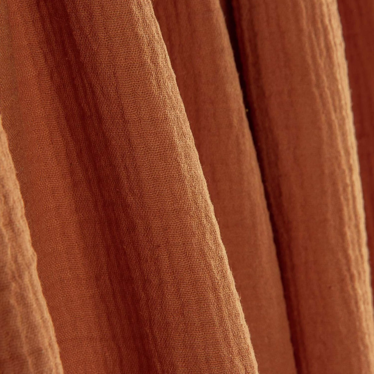 Bambula-Rest aus Baumwolle 145 cm Ziegelrot – verschiedene Maße x Breite 145 cm - Ribes y Casals