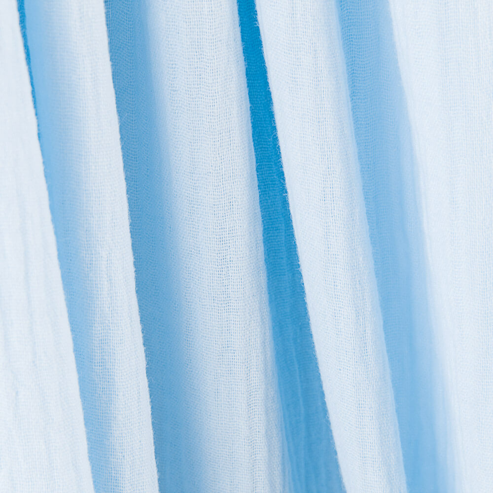 Bambula Baumwolle Blau Himmelblau - Ribes y Casals