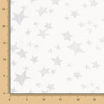 Bambula Baumwolle Gedruckt Multi Star Grau - Ribes y Casals