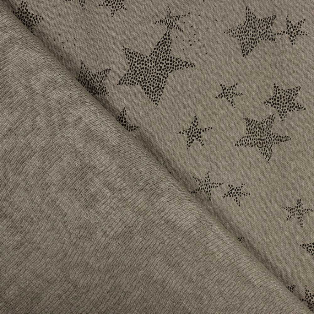 Bambula Baumwolle Gedruckt Multi Star Grün Jagd Grün - Ribes y Casals