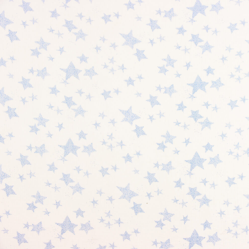 Bambula Baumwolle Bedruckt Multi Stars Denim - Ribes y Casals