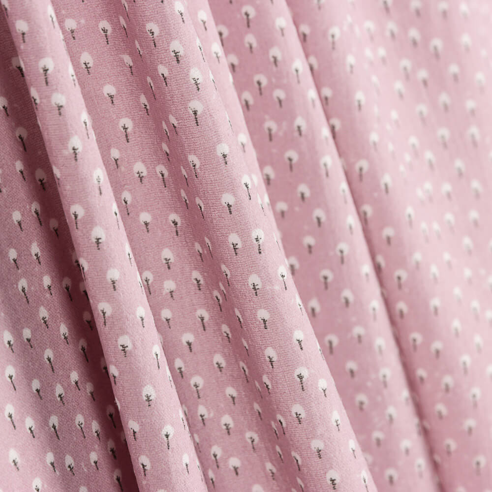Bambula Cotton Printed Trees Pink Make Up - Ribes y Casals