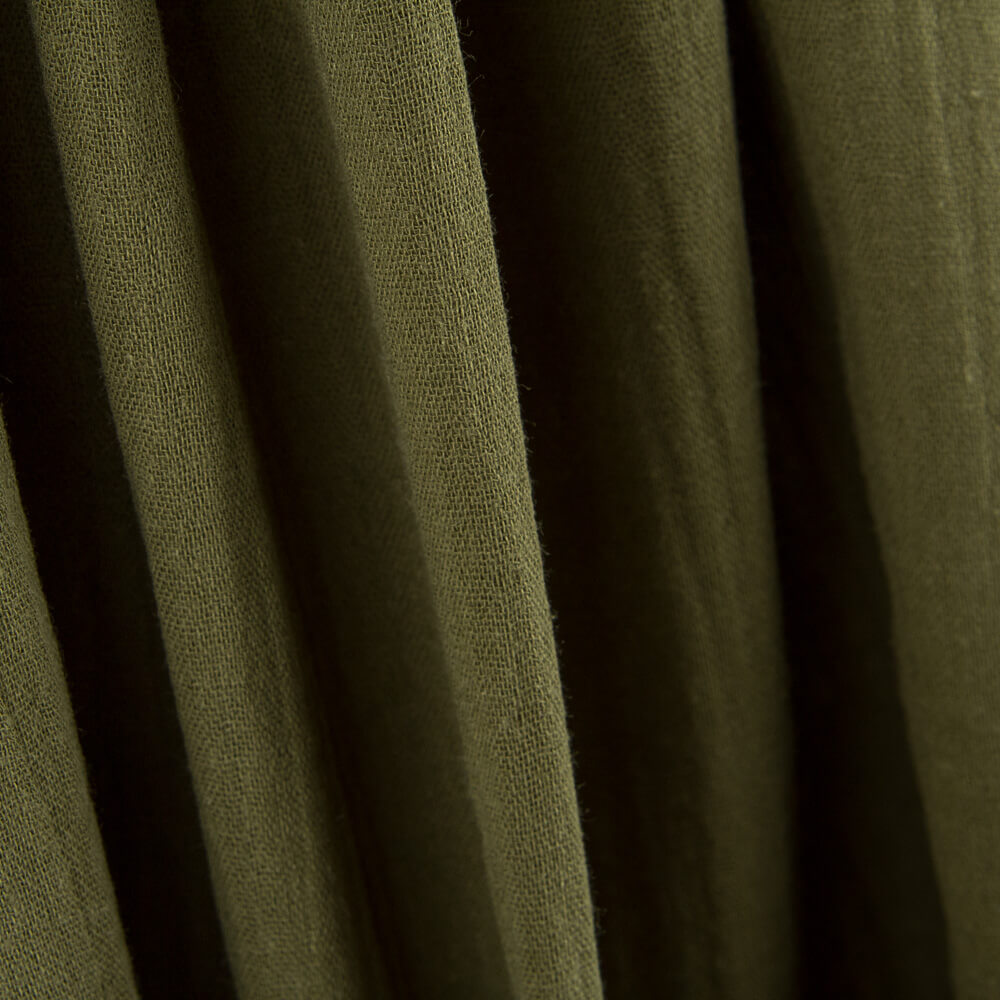 Bambula-Reststücke aus Baumwolle 135 cm Khaki – verschiedene Maße x Breite 135 cm - Ribes y Casals