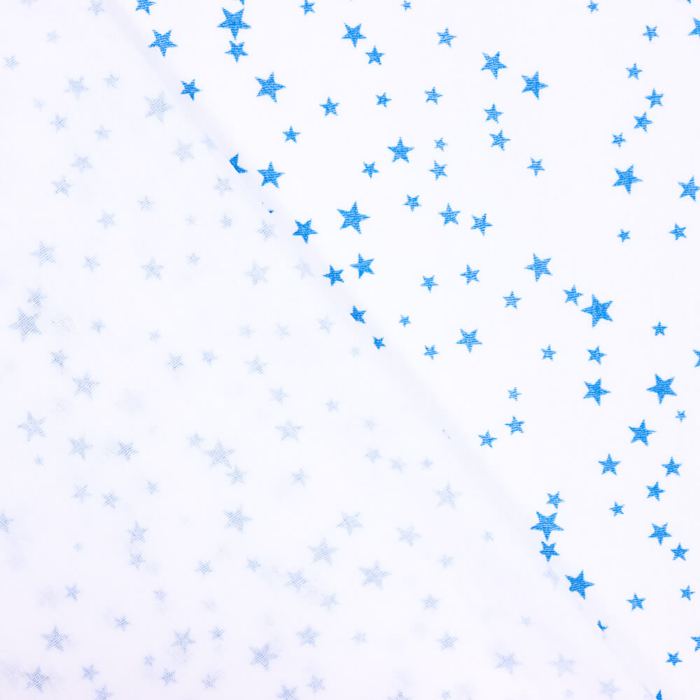 Mini Star Baumwolle Musselin Blau Blau - Ribes y Casals