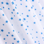 Mini Star Baumwolle Musselin Blau Blau - Ribes y Casals