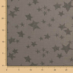 Bambula Baumwolle Multi Stars Braungrau - Ribes y Casals