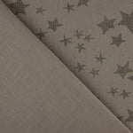 Bambula Baumwolle Multi Stars Braungrau - Ribes y Casals