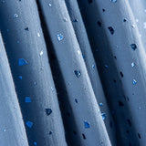 Musselin Baumwolle Gesprenkelt Lurex Gesprenkelt Blau - Ribes y Casals