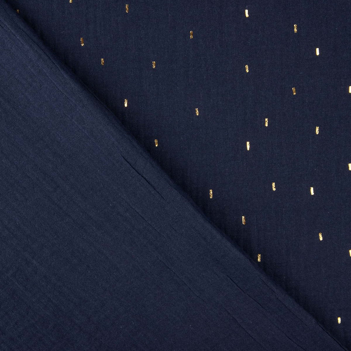 Bambula DoppelgazeMarineblau mit Lurex - Ribes y Casals