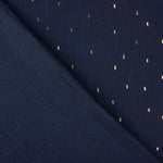 Bambula DoppelgazeMarineblau mit Lurex - Ribes y Casals