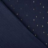 Bambula DoppelgazeMarineblau mit Lurex - Ribes y Casals