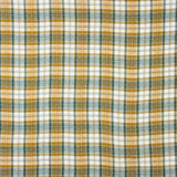 Reversible Vichy-Doppelmull grün-ocker - Ribes y Casals