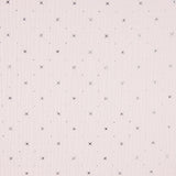 Lurex Sterne Baumwolle Musselin Rosa - Ribes y Casals