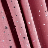 Baumwoll-Lurex-gesprenkeltes Musselin Rosa - Ribes y Casals