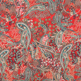 Bambula Satin Paisley Granat - Ribes y Casals
